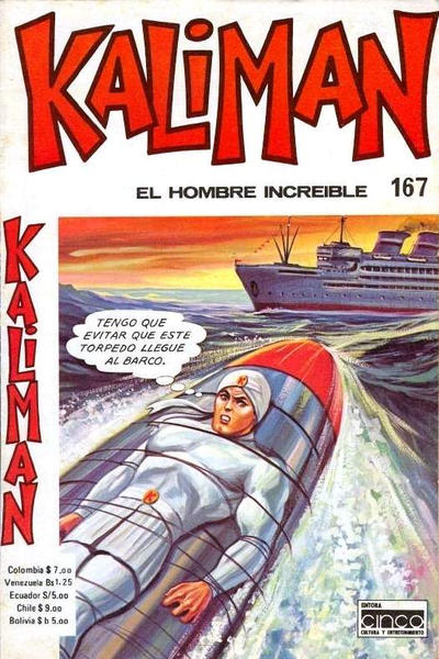 Cover for Kaliman (Editora Cinco, 1976 series) #167