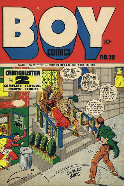 Cover for Boy Comics [Boy Illustories] (Superior, 1948 series) #39