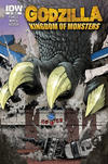 Cover Thumbnail for Godzilla: Kingdom of Monsters (2011 series) #1 [Second Printing:  Downtown Comics Cover]