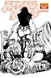 Cover for Jennifer Blood (Dynamite Entertainment, 2011 series) #2 [Black-and-White Retailer Incentive Cover - Jonathan Lau]