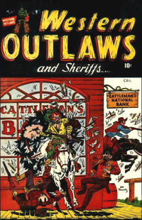 Cover Thumbnail for Western Outlaws and Sheriffs (Bell Features, 1950 series) #70