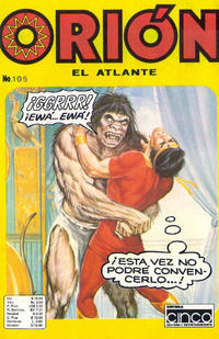 Cover Thumbnail for Orion, El Atlante (Editora Cinco, 1982 series) #105