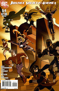 Cover Thumbnail for Justice Society of America (DC, 2007 series) #54 [Direct Sales]