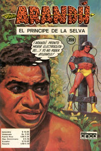 Cover Thumbnail for Arandú, El Príncipe de la Selva (Editora Cinco, 1977 series) #359
