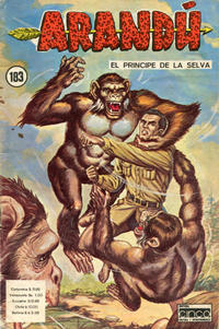 Cover Thumbnail for Arandú, El Príncipe de la Selva (Editora Cinco, 1977 series) #183