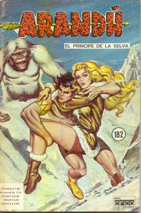 Cover Thumbnail for Arandú, El Príncipe de la Selva (Editora Cinco, 1977 series) #182