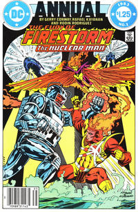 Cover Thumbnail for Fury of Firestorm Annual (DC, 1983 series) #1 [Newsstand]