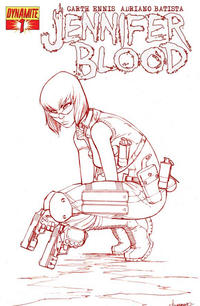 Cover Thumbnail for Jennifer Blood (Dynamite Entertainment, 2011 series) #1 [Blood Red Retailer Incentive]