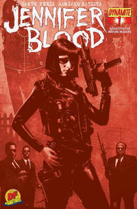 Cover Thumbnail for Jennifer Blood (Dynamite Entertainment, 2011 series) #1 [Blood Red Dynamic Forces Exclusive]