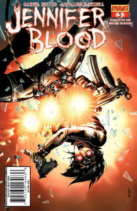 Cover for Jennifer Blood (Dynamite Entertainment, 2011 series) #3 [Cover B]