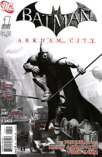 Cover Thumbnail for Batman: Arkham City (DC, 2011 series) #1 [Video Game Art Cover]