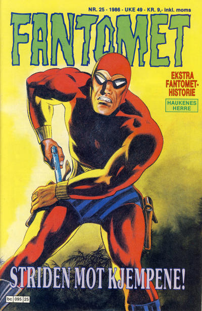 Cover for Fantomet (Semic, 1976 series) #25/1986