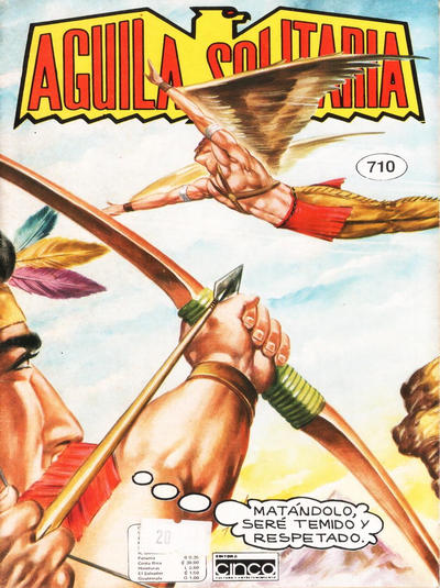 Cover for Aguila Solitaria (Editora Cinco, 1976 series) #710