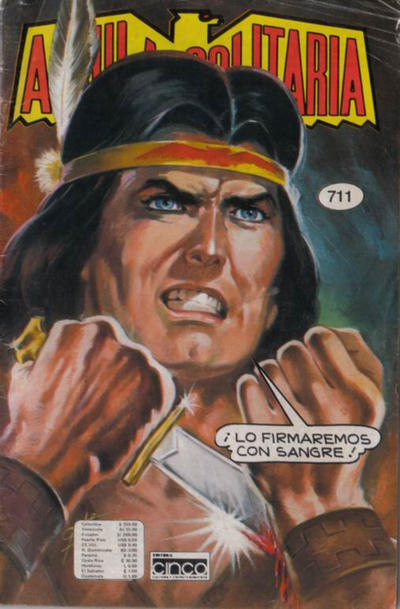 Cover for Aguila Solitaria (Editora Cinco, 1976 series) #711