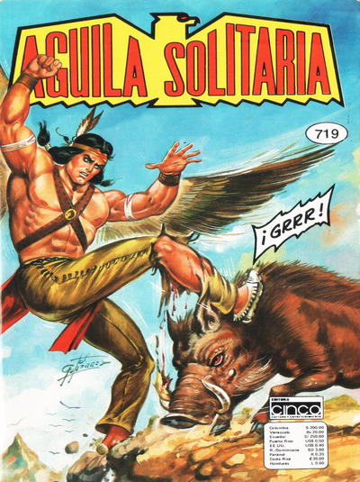 Cover for Aguila Solitaria (Editora Cinco, 1976 series) #719