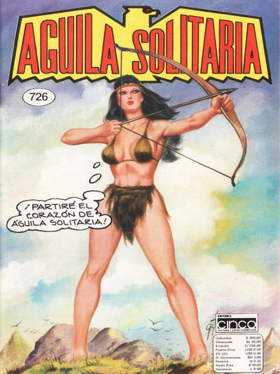 Cover for Aguila Solitaria (Editora Cinco, 1976 series) #726