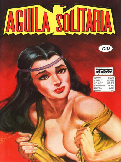 Cover for Aguila Solitaria (Editora Cinco, 1976 series) #730