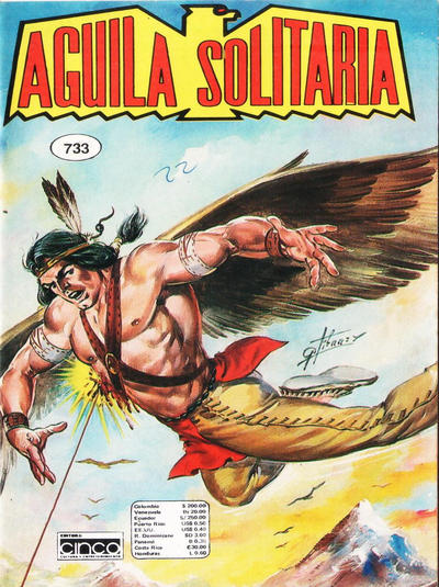 Cover for Aguila Solitaria (Editora Cinco, 1976 series) #733