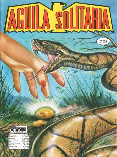 Cover for Aguila Solitaria (Editora Cinco, 1976 series) #738