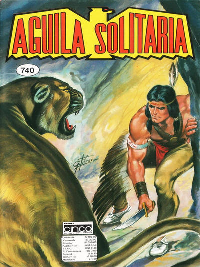 Cover for Aguila Solitaria (Editora Cinco, 1976 series) #740