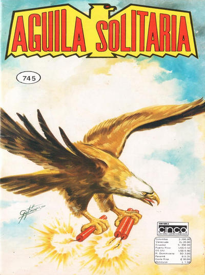 Cover for Aguila Solitaria (Editora Cinco, 1976 series) #745