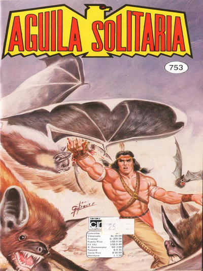 Cover for Aguila Solitaria (Editora Cinco, 1976 series) #753