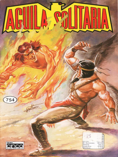 Cover for Aguila Solitaria (Editora Cinco, 1976 series) #754