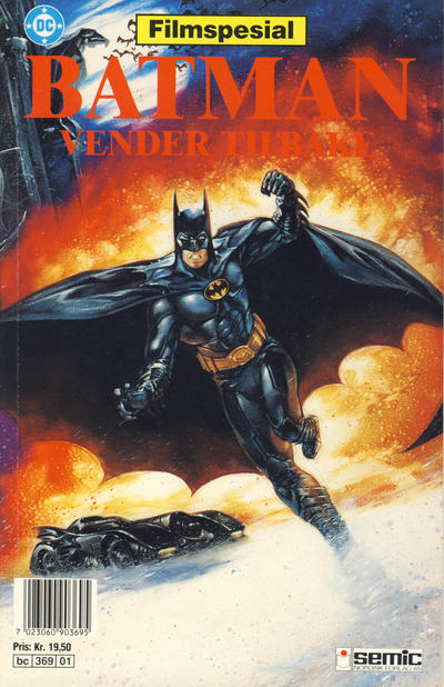 Cover for Batman vender tilbake [Batman filmspesial] (Semic, 1992 series) 