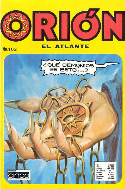 Cover for Orion, El Atlante (Editora Cinco, 1982 series) #102