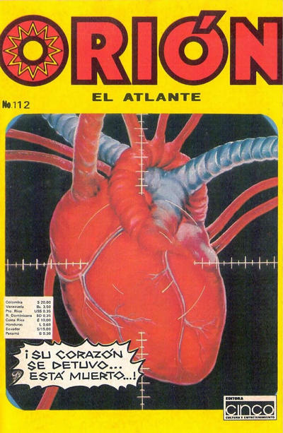 Cover for Orion, El Atlante (Editora Cinco, 1982 series) #112