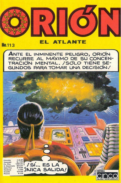 Cover for Orion, El Atlante (Editora Cinco, 1982 series) #113