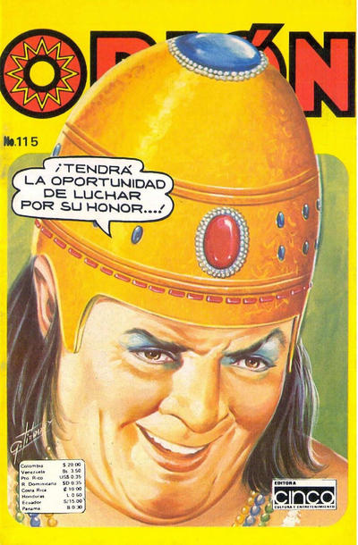 Cover for Orion, El Atlante (Editora Cinco, 1982 series) #115