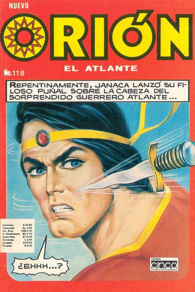Cover for Orion, El Atlante (Editora Cinco, 1982 series) #118