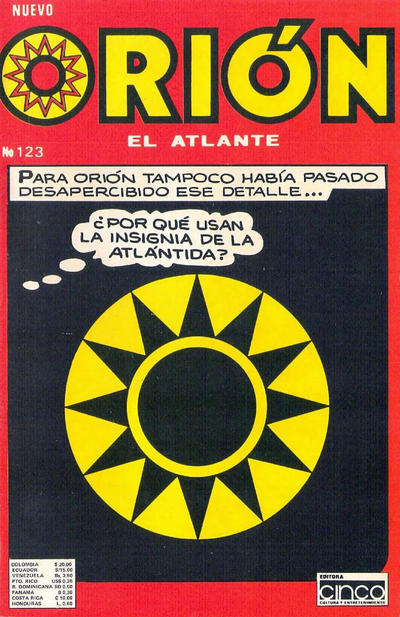 Cover for Orion, El Atlante (Editora Cinco, 1982 series) #123