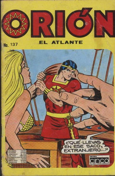 Cover for Orion, El Atlante (Editora Cinco, 1982 series) #137