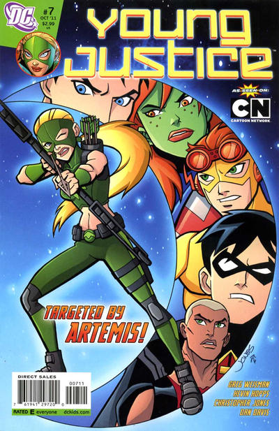 Cover for Young Justice (DC, 2011 series) #7