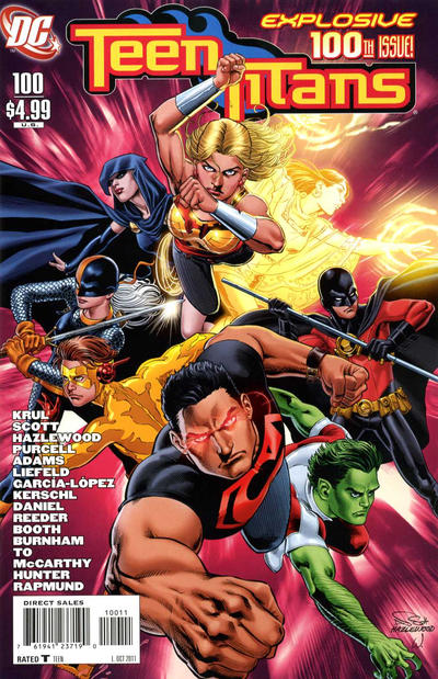 Cover for Teen Titans (DC, 2003 series) #100 [Direct Sales]