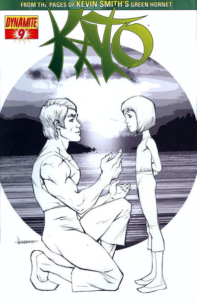 Cover for Kato (Dynamite Entertainment, 2010 series) #9 [Black-and-White Ale Garza Variant]