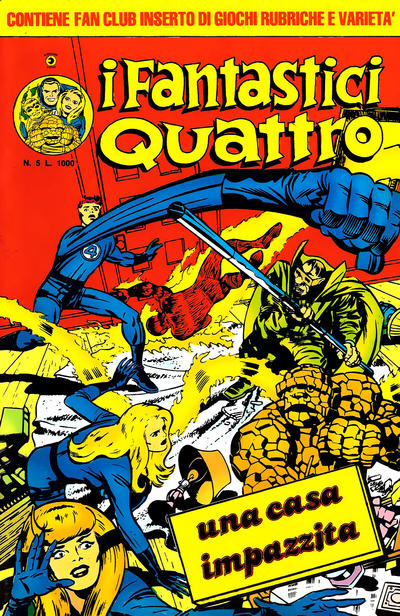 Cover for I Fantastici Quattro (Editoriale Corno, 1983 series) #5