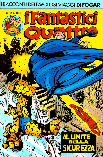 Cover for I Fantastici Quattro (Editoriale Corno, 1983 series) #12