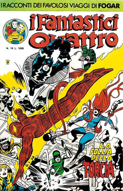 Cover for I Fantastici Quattro (Editoriale Corno, 1983 series) #16