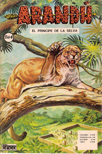 Cover for Arandú, El Príncipe de la Selva (Editora Cinco, 1977 series) #264