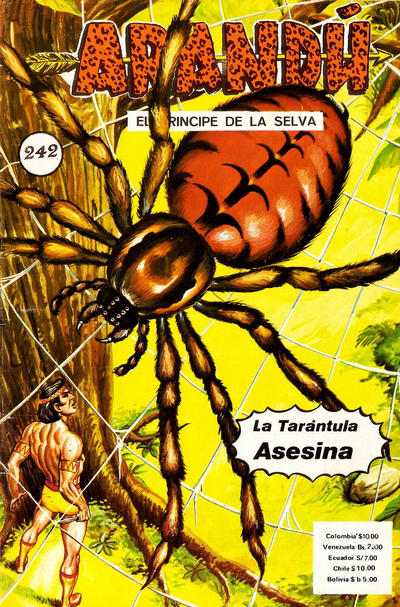 Cover for Arandú, El Príncipe de la Selva (Editora Cinco, 1977 series) #242