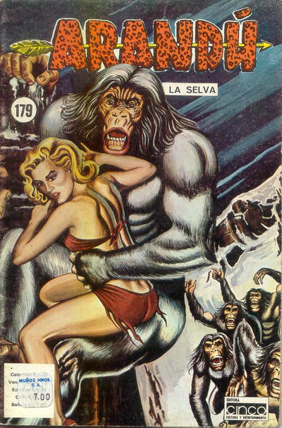 Cover for Arandú, El Príncipe de la Selva (Editora Cinco, 1977 series) #179