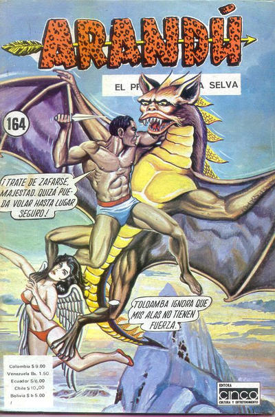 Cover for Arandú, El Príncipe de la Selva (Editora Cinco, 1977 series) #164
