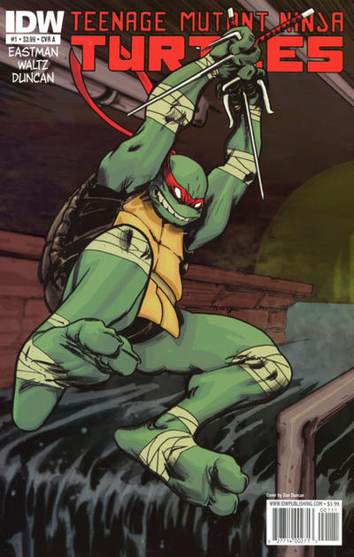 Cover for Teenage Mutant Ninja Turtles (IDW, 2011 series) #1 [Cover A - Dan Duncan Connecting Variant]