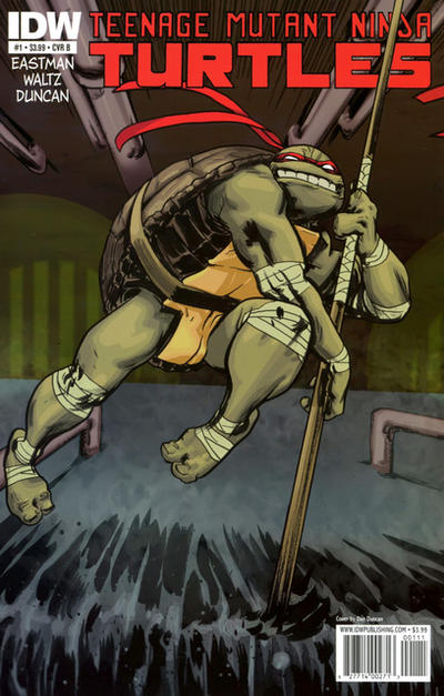 Cover for Teenage Mutant Ninja Turtles (IDW, 2011 series) #1 [Cover B - Dan Duncan Connecting Variant]
