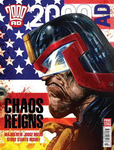 Cover for 2000 AD (Rebellion, 2001 series) #1743