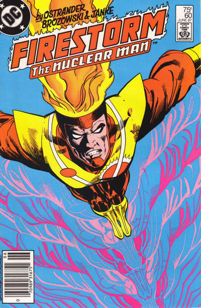 Cover for The Fury of Firestorm (DC, 1982 series) #60 [Newsstand]