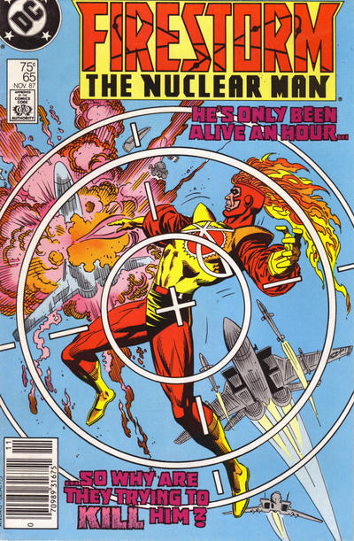 Cover for Firestorm the Nuclear Man (DC, 1987 series) #65 [Direct]